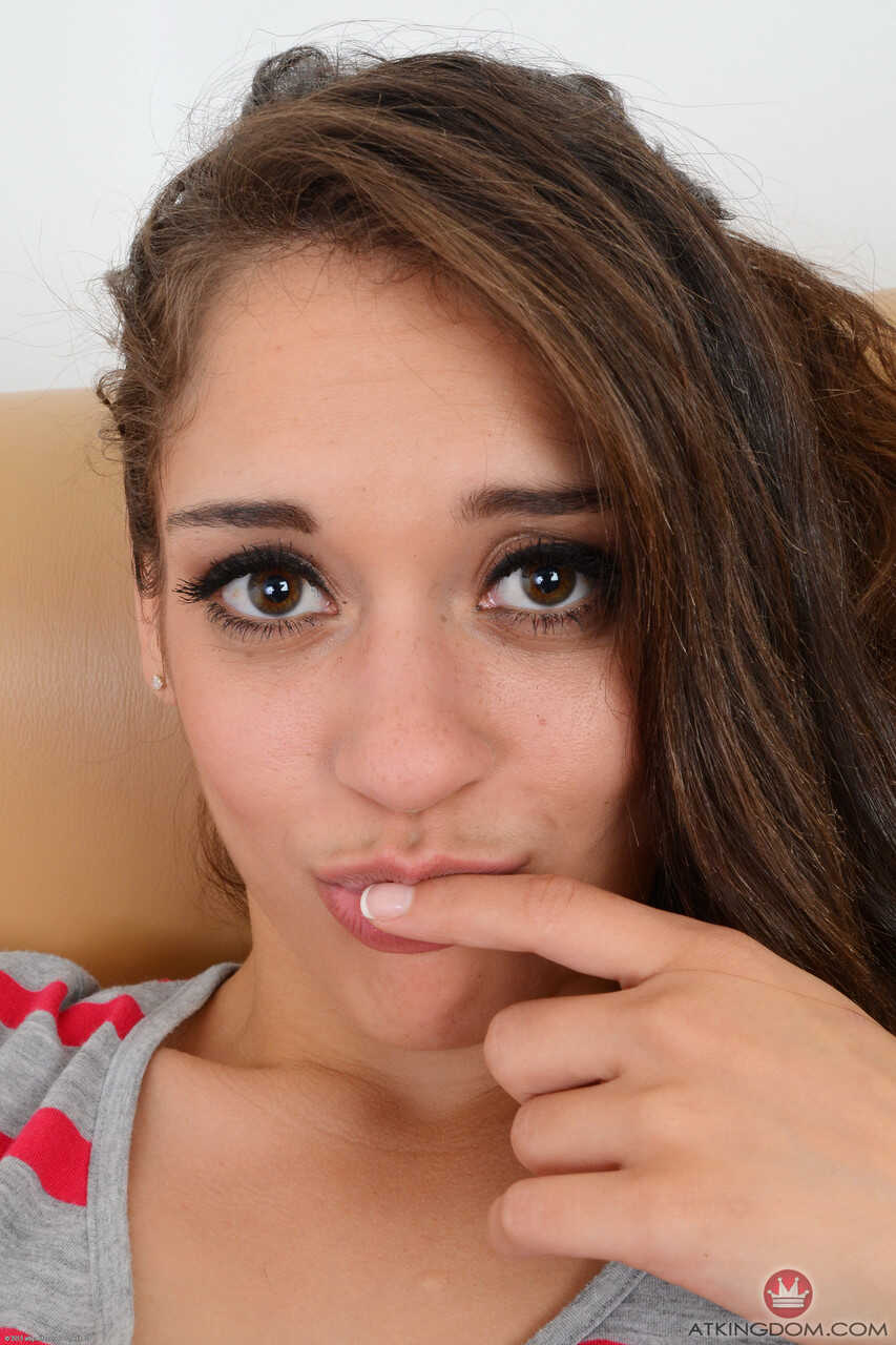 Brunette sweetie Ziggy Star spreads her tasty twat and fingers it for you, so let's get started! - Ziggy Star