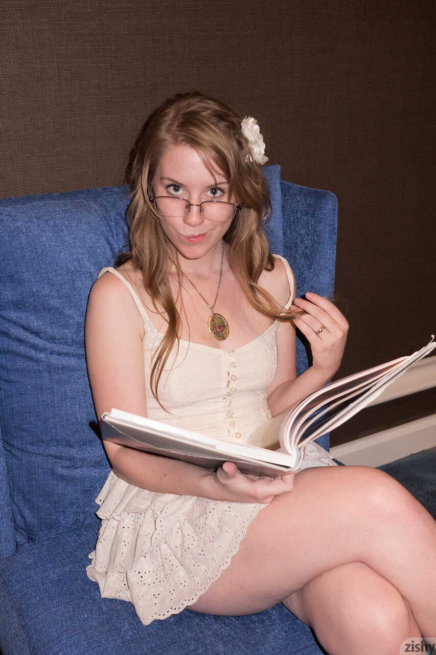 Slutty girlfriend exposes sexy panties while posing non nude in her hotel room with Olivia Pelton the sexiest redheaded ne...