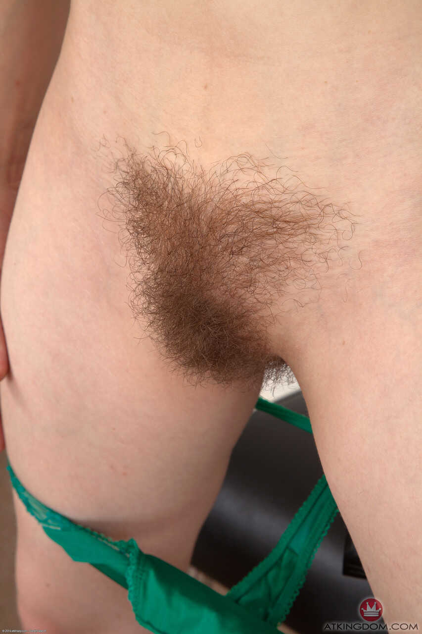 ATK Petites Izzy J’s Hairy Panties and Hairy Vagina Shine Through in Skinny Ass Spread!