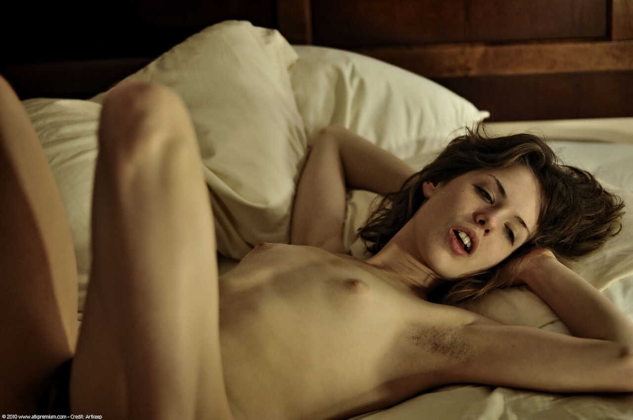 Breaking the ATK Premium Emily: A Hairy Skinny Small Tits Teen Spreading Flat-Chested Innocent Beauty's Virginity - E...