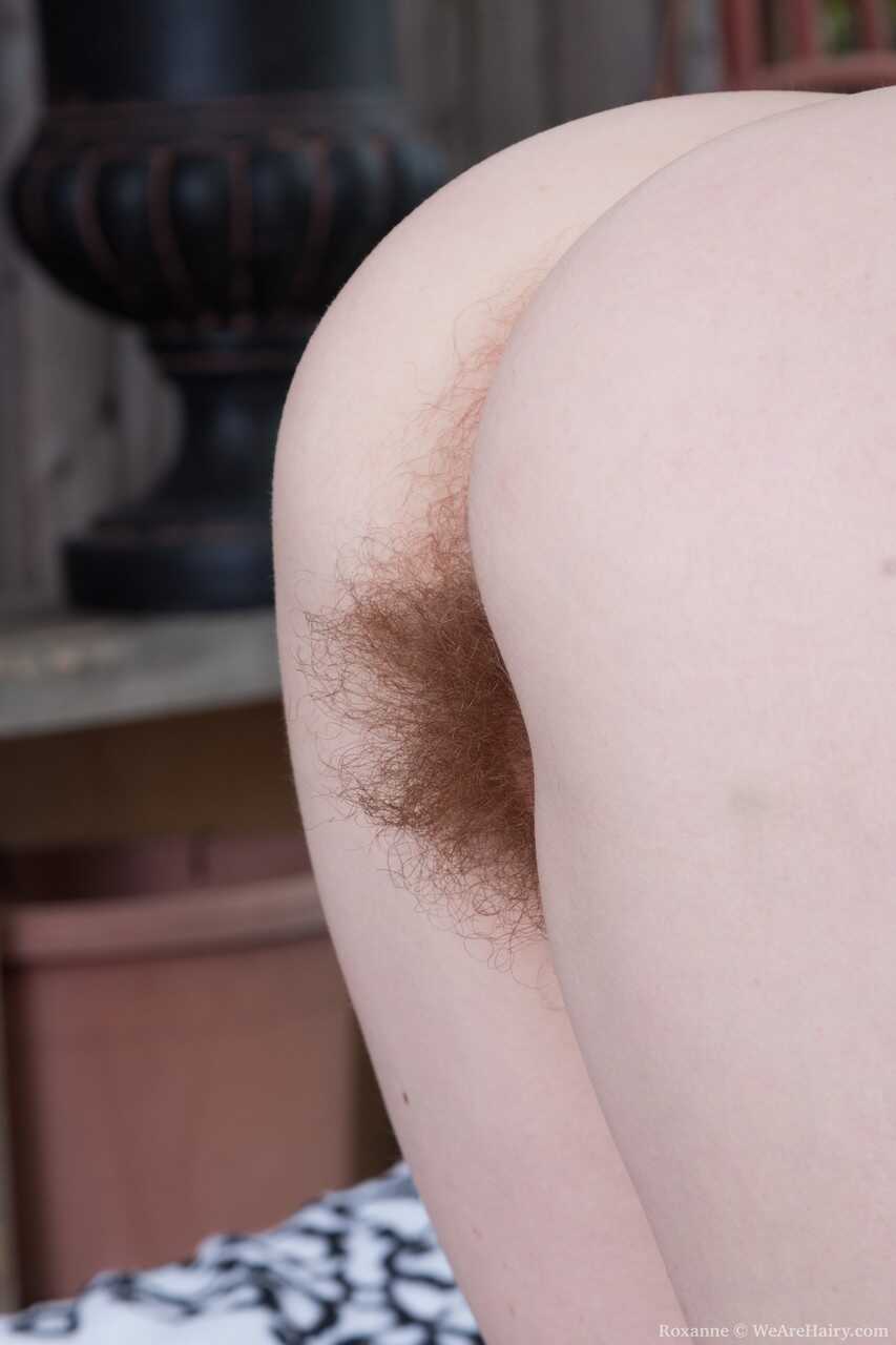 Brunette Amateur Roxanne's Hairy Adventure Exploring the Great Outdoors! - Roxanne