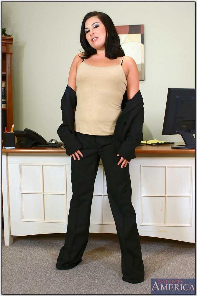 Curvy Secretaries: Ashley Blue & Her Divorced Boss Share Some Hot Office Sex - Ashley Blue, Billy Glide, Eric Masterson