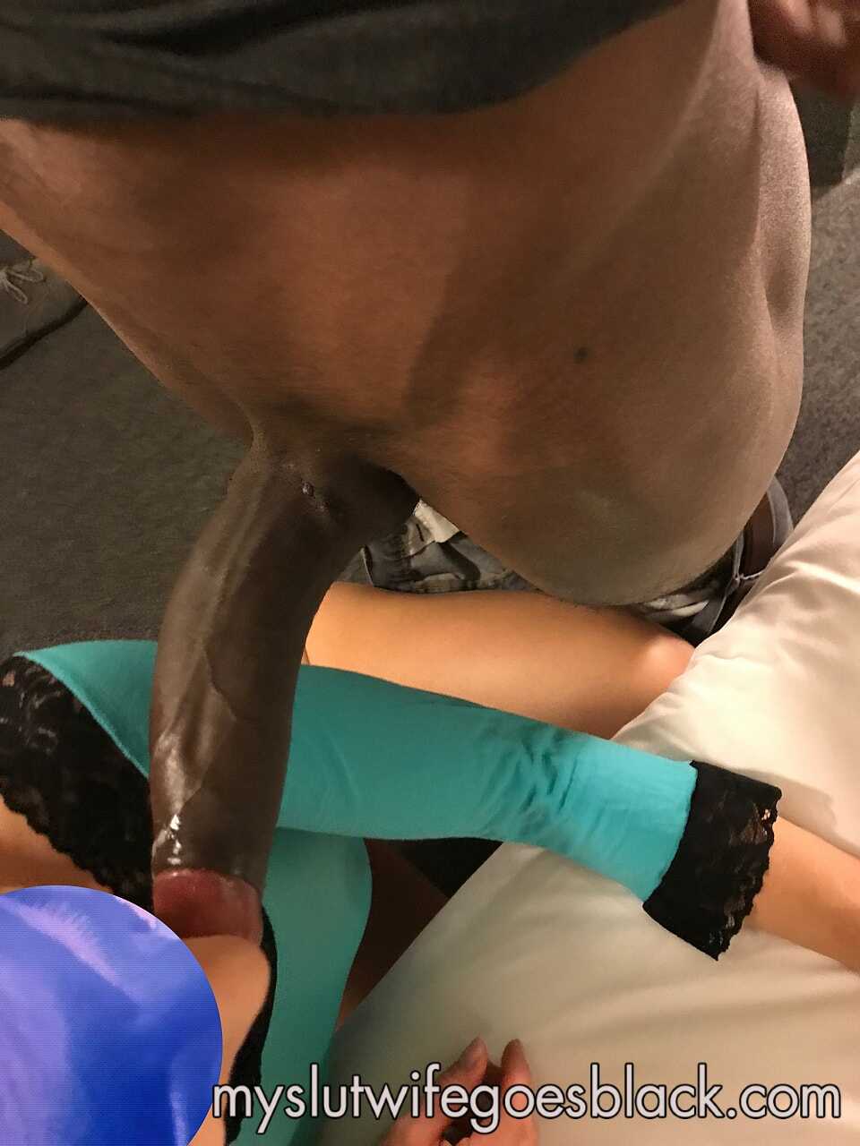 Kinky blonde amateur Alexia Thomas gets her twat fucked by a BBC in a hotel room before sucking his massive cock bareback ...