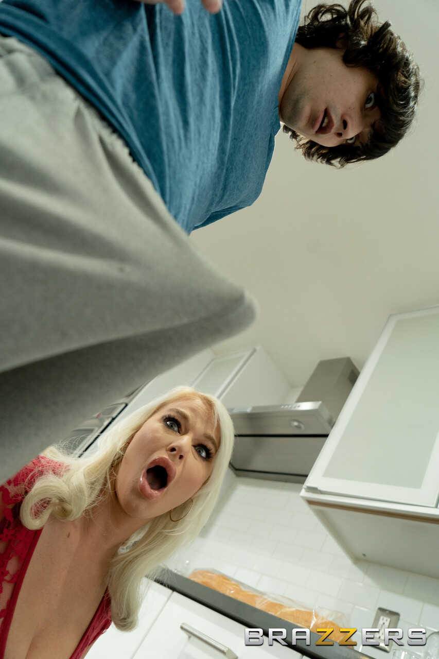 Busty London River Fucks Her Stepson After a Naughty Striptease in Bed - London River, Ricky Spanish