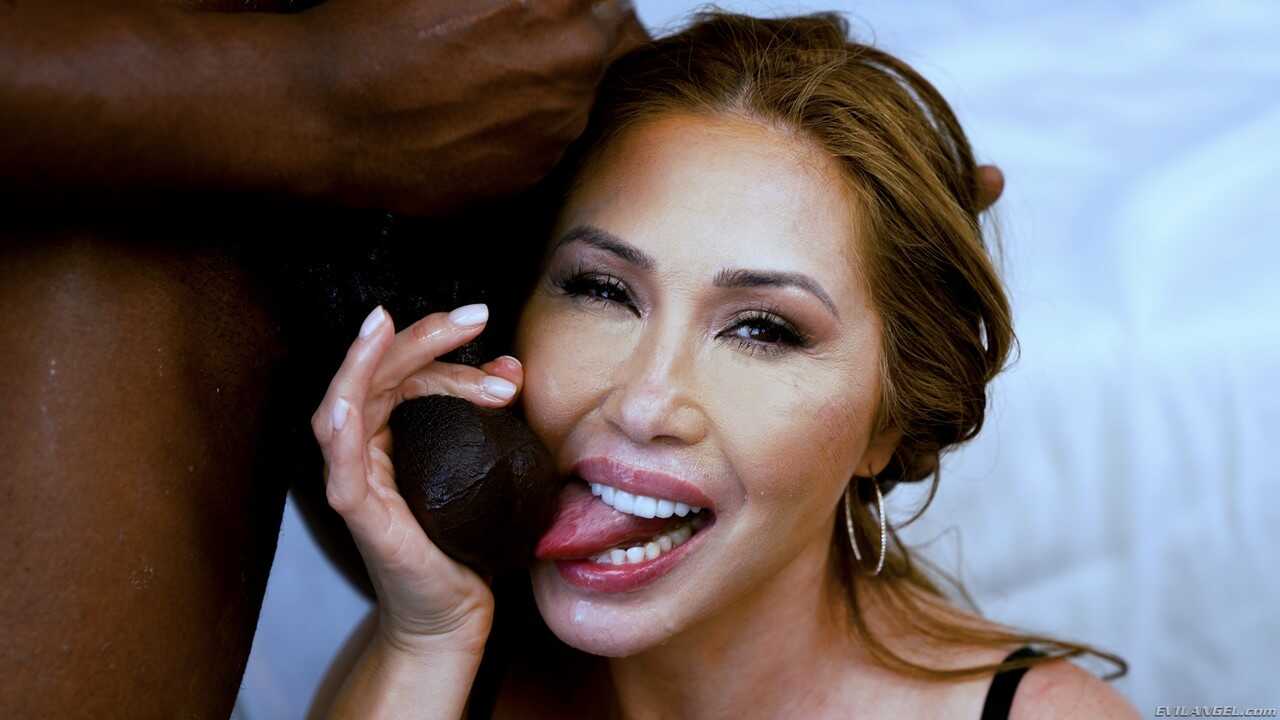 Evil Angel Jack Rippher, Kianna Dior's Asian BBC MILF Lingerie Deepthroat Pornstar Lingerie Black Dick Into Big Tits ...