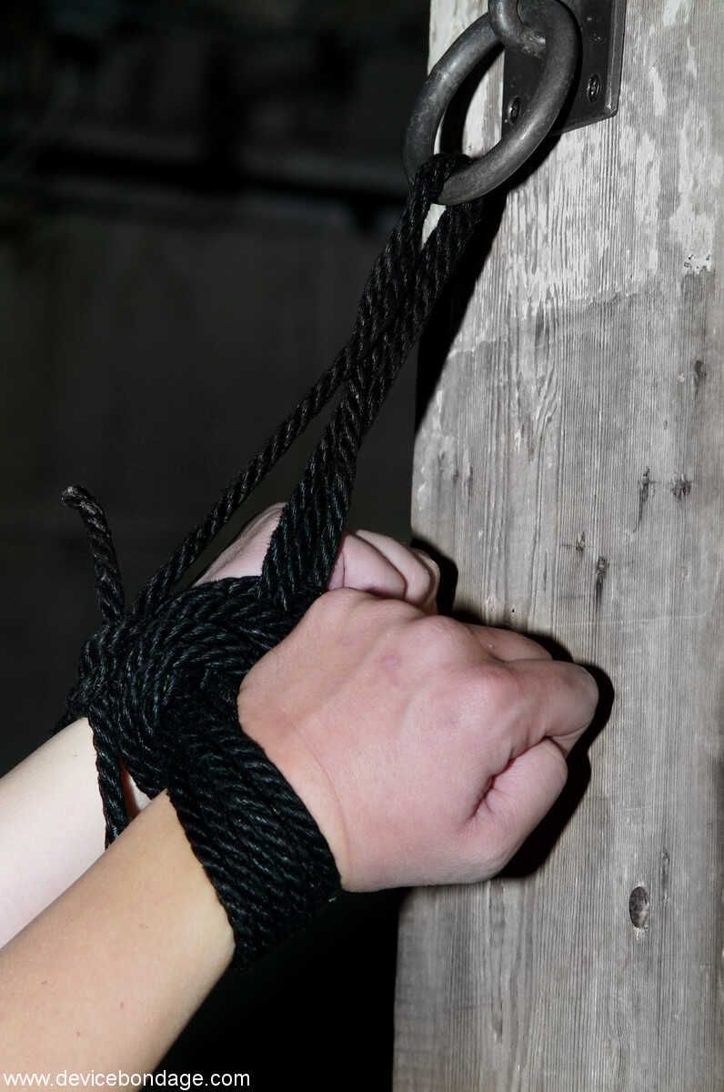 Bound brunette Alexa Von Tess getting her bald snatch toyed in the dungeon 2: Delilah Strong's MILF BDSM adventure - ...