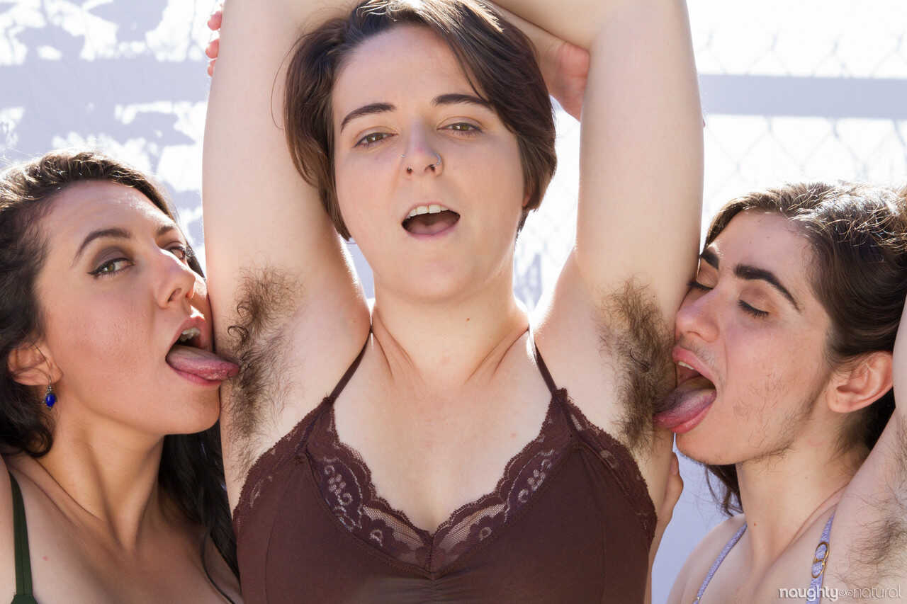 Hairy Americans: Nikki Silver, Harley Hex & Kisa Fae Strip Down and Show Off Their Furry Bodies! - Harley Hex, Kisa Fa...