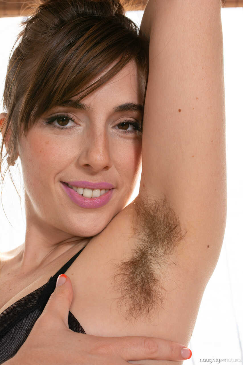 Simone Delilah Unveils Her Bushy Clam While Spreading Her Hairy Armpits And Ass - Simone Delilah