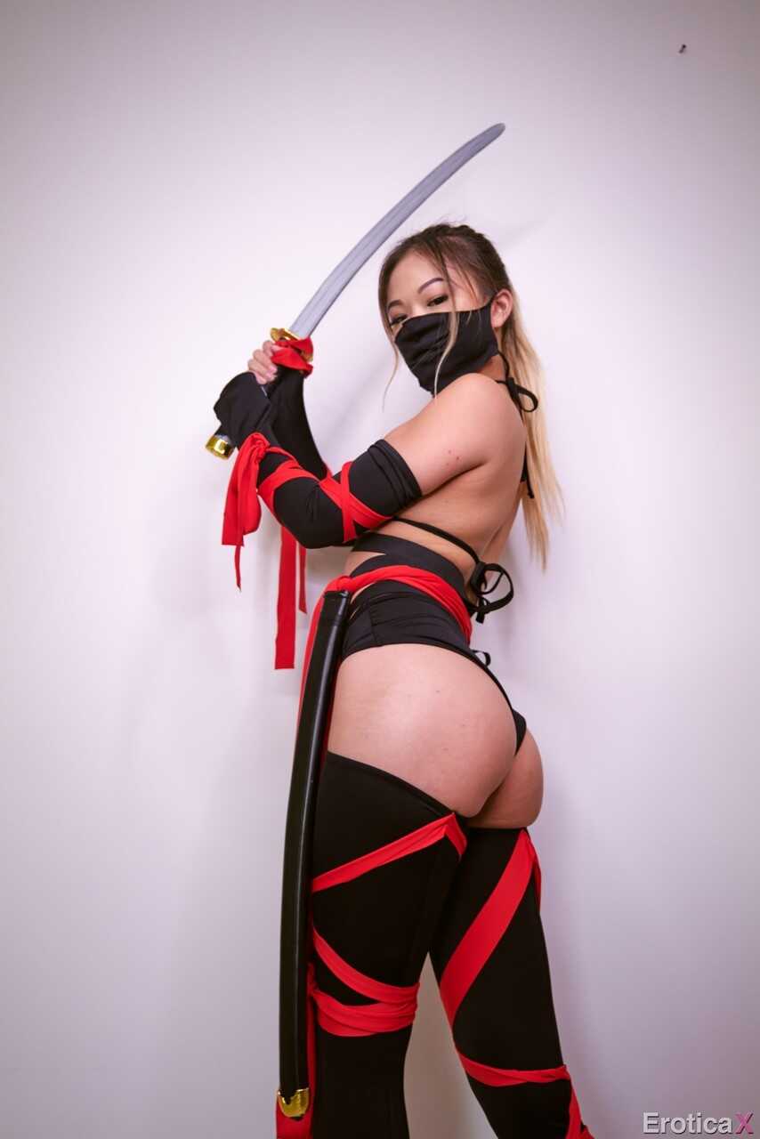 Asian Ninja Lulu Chu Cosplay Cum and Hardcore Pleasure with Tyler Nixon - Lulu Chu, Tyler Nixon