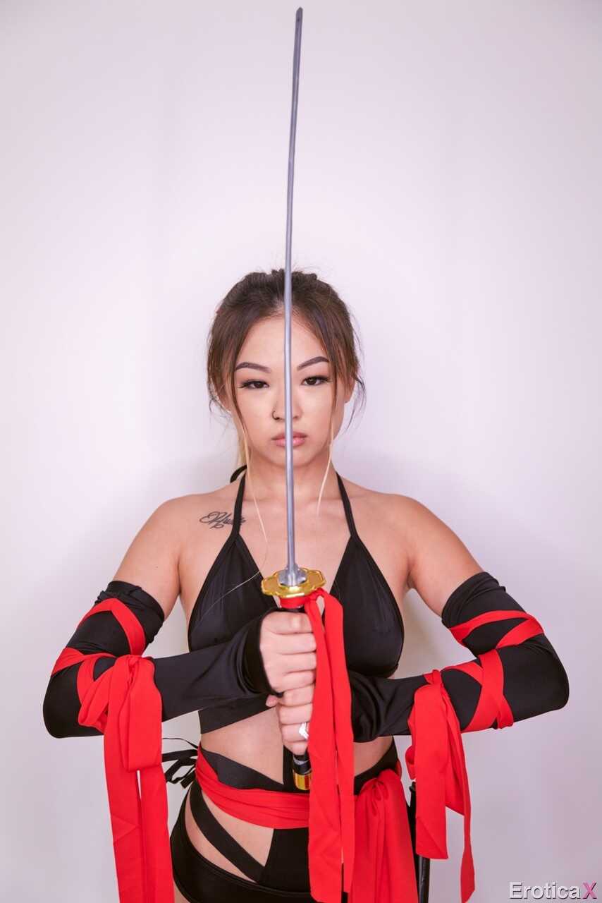 Asian Ninja Lulu Chu Cosplay Cum and Hardcore Pleasure with Tyler Nixon - Lulu Chu, Tyler Nixon