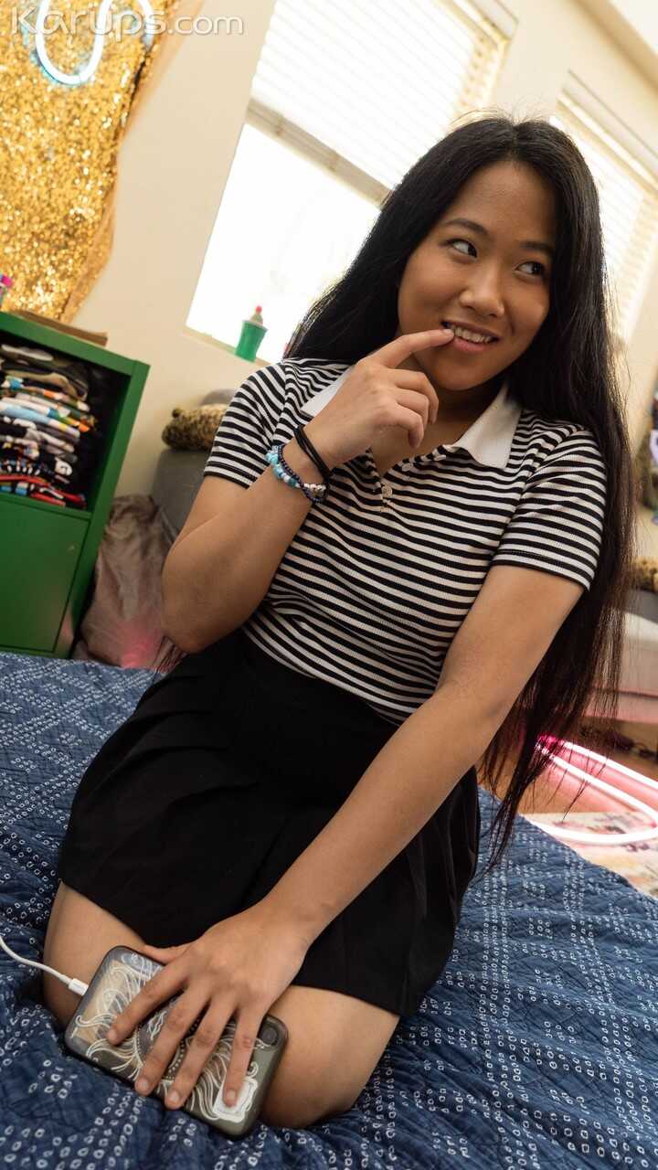 Alona Bloom's Fat Shave: A POV Adventure with Chubby Asian BBW Teen - Alona Bloom