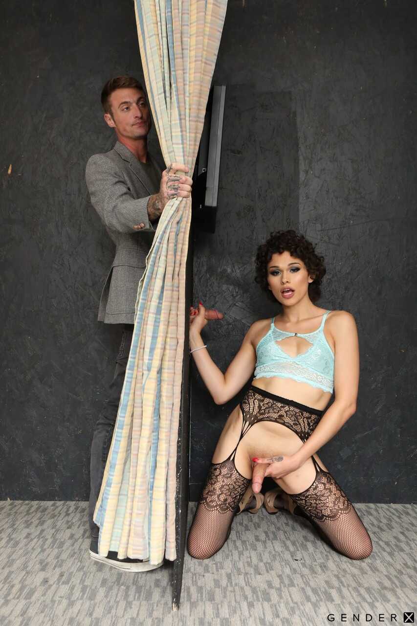 Beautiful Transsexual Alisia Rae Takes on Dane Stewart and D Arclyte in a Lingerie Shemale Fuck Fest! - Alisia Rae, Dane S...