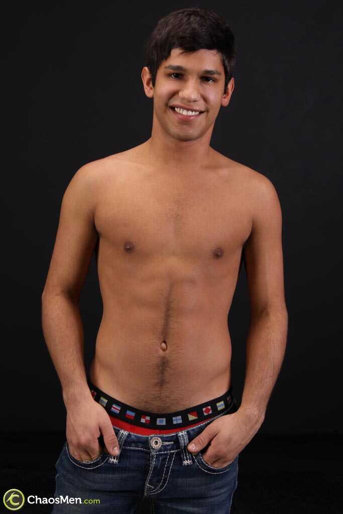 Carmine's Latino Booty Jerks Off On The Sofa: A Hairy Gay Cutie With A Ripped Body And A Monster Dick - 