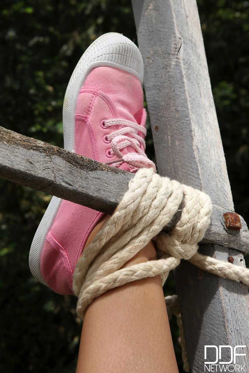 Nikita Bellucci's Tattooed Skin: A Hardcore Bondage Adventure with a Stranger in the Great Outdoors - Nikita Bellucci