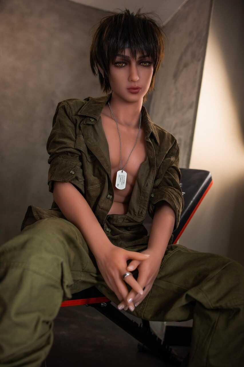 Soldier Dave's Squeezable Hard-on in His Uniformless State - 