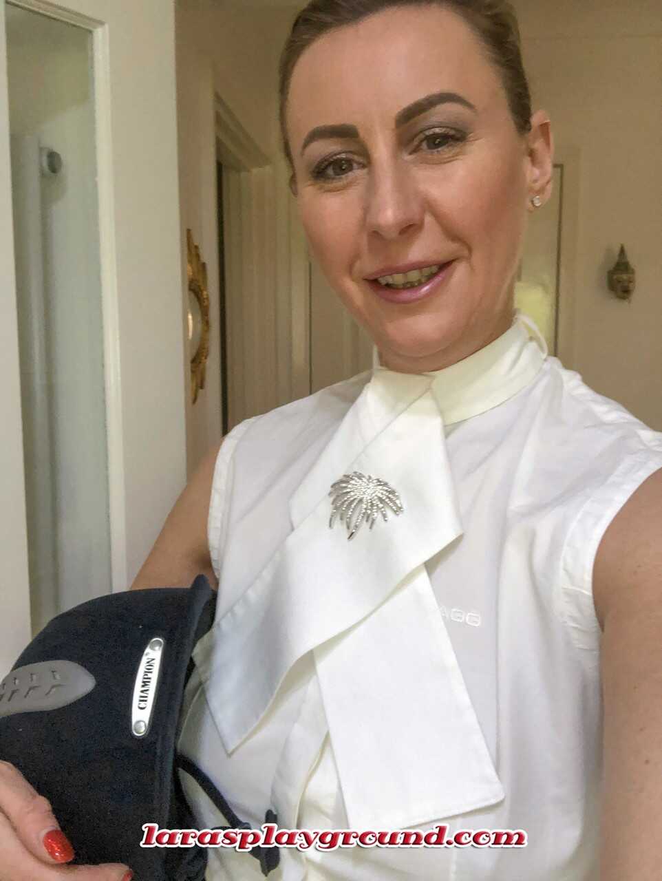 Stunning Nylon MILF Lara and her Beautiful Maid Tease in Boots and Nylons - Lara