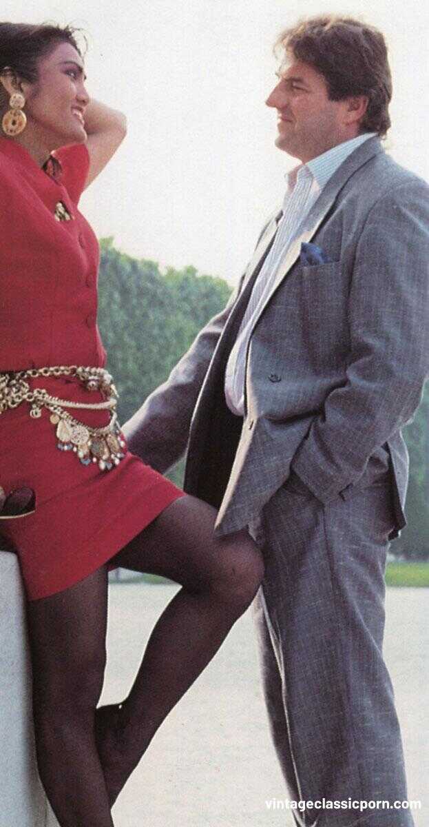 Vintage Jean Pierre Armand Takes a Ride on a Rock-Hard Dildo Before Getting Pounded in the Park - Jean Pierre Armand