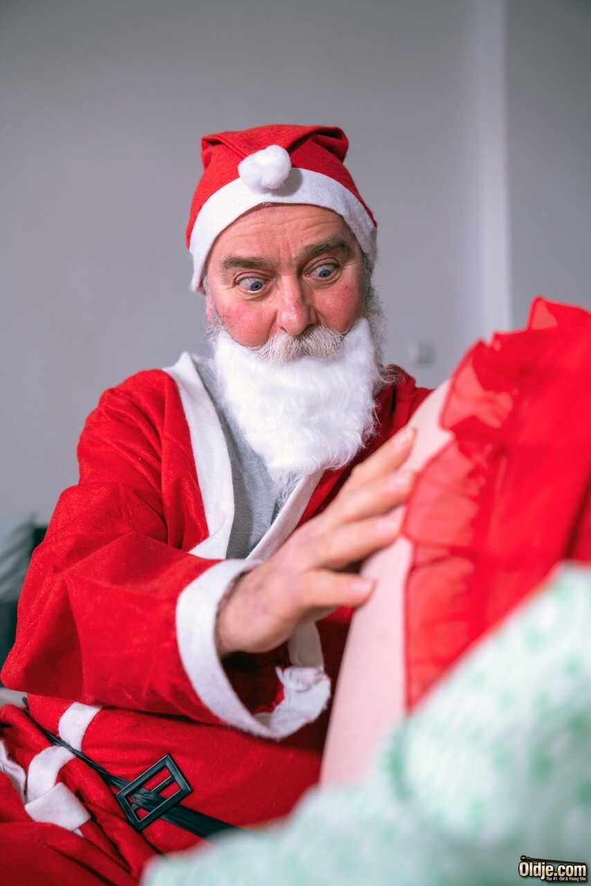 Miss Olivia's Naughty Christmas Eve with the Jolly Old Man - Miss Olivia