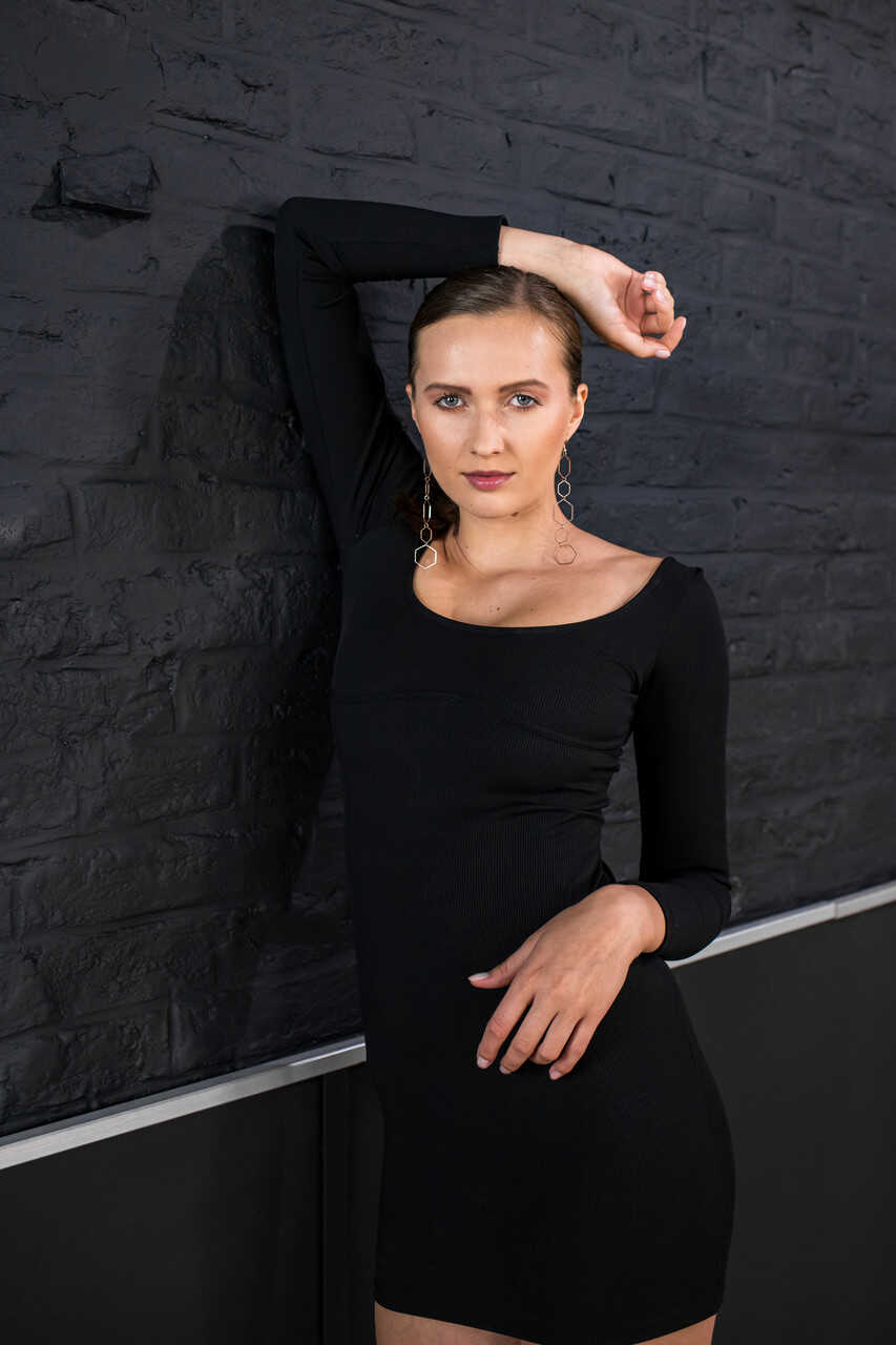 Hot babe in a black dress Stacy Cruz shows her curves and gets banged by Christian Clay - Christian Clay, Stacy Cruz