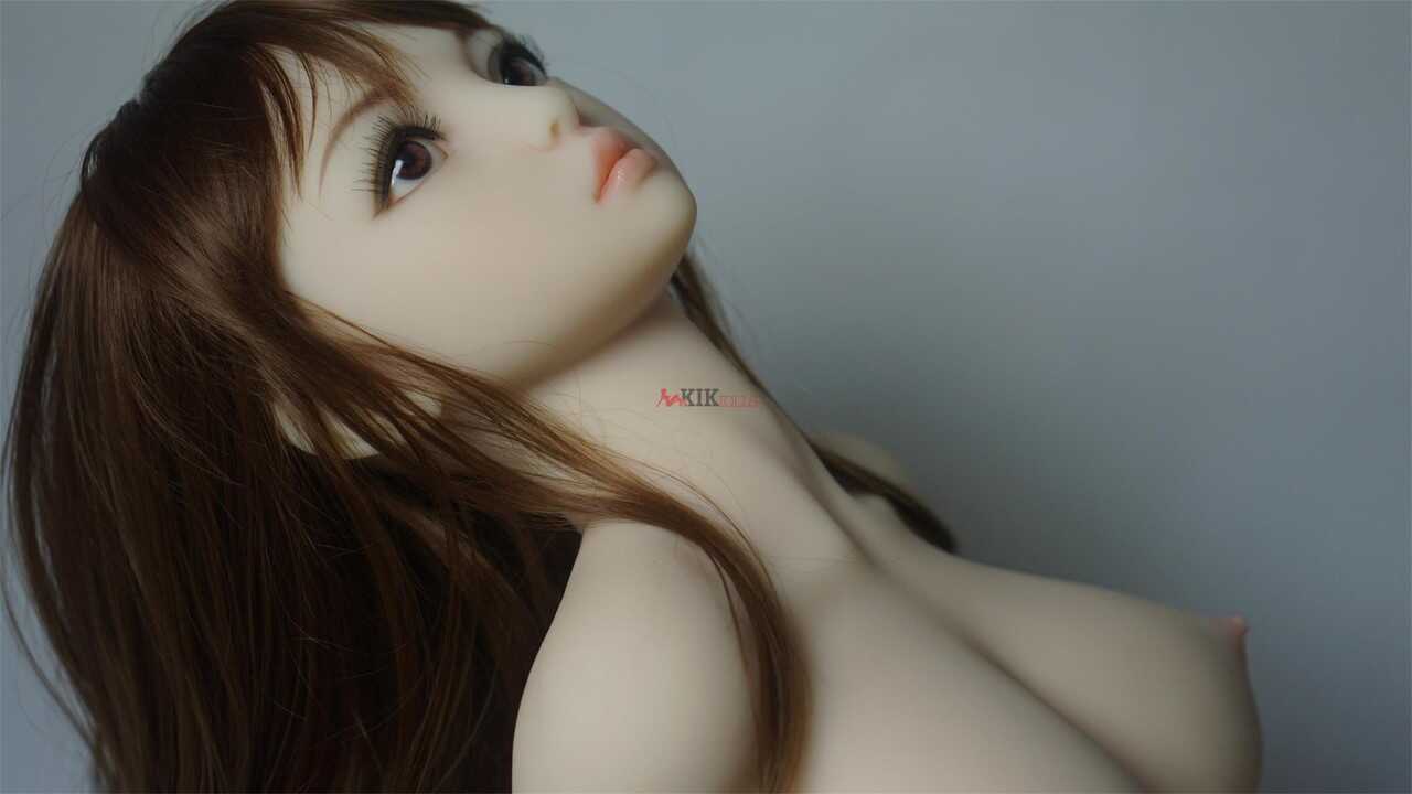 Naughty Mini Sex Doll Shows Off Her Bodacious Boobs with Stiff Nipples - 