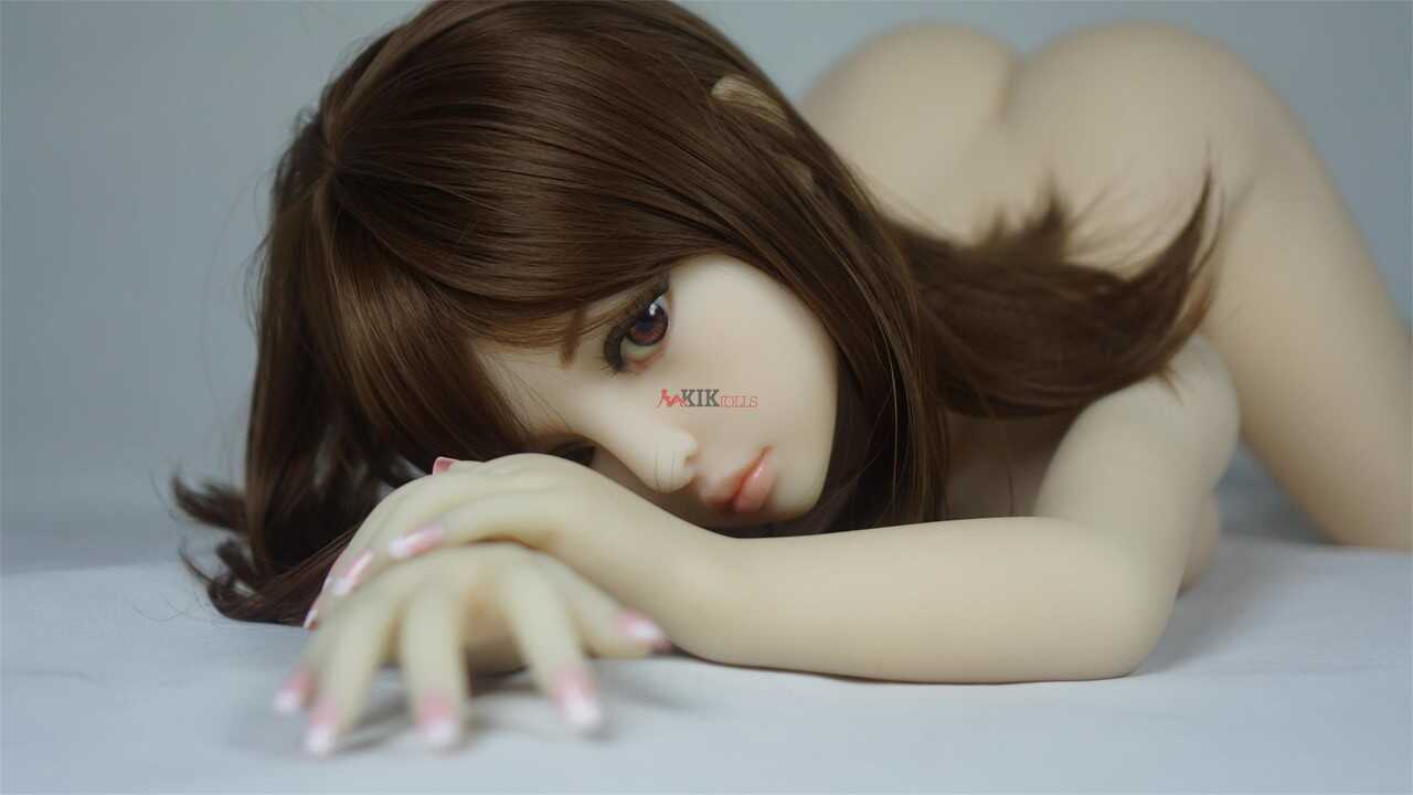 Naughty Mini Sex Doll Shows Off Her Bodacious Boobs with Stiff Nipples - 