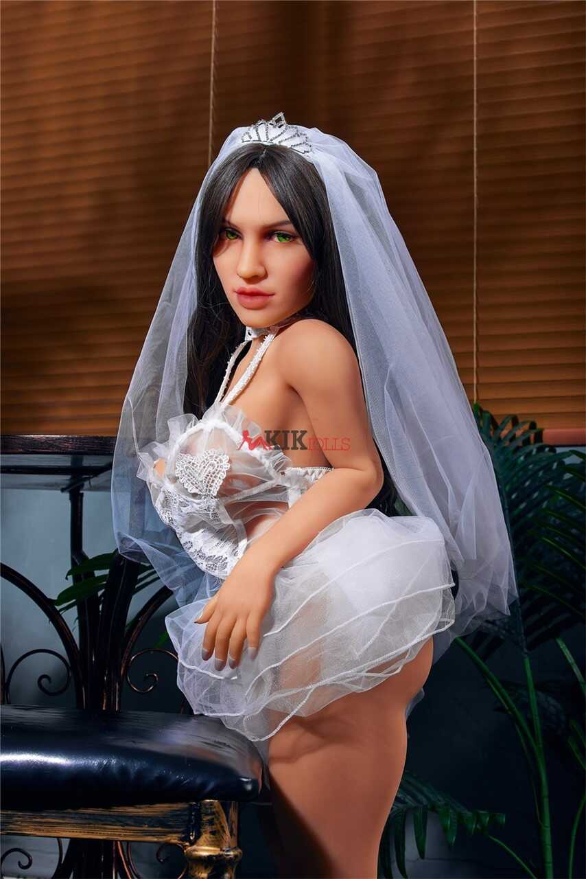 Doll in White Dress: The Seductive Redhead's Passionate Night with the Plush Plaything - 