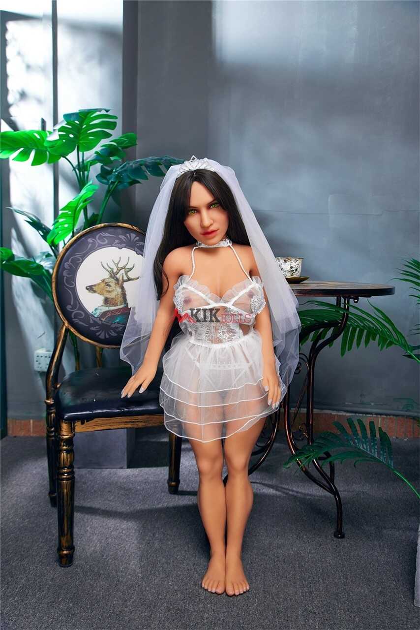 Doll in White Dress: The Seductive Redhead's Passionate Night with the Plush Plaything - 