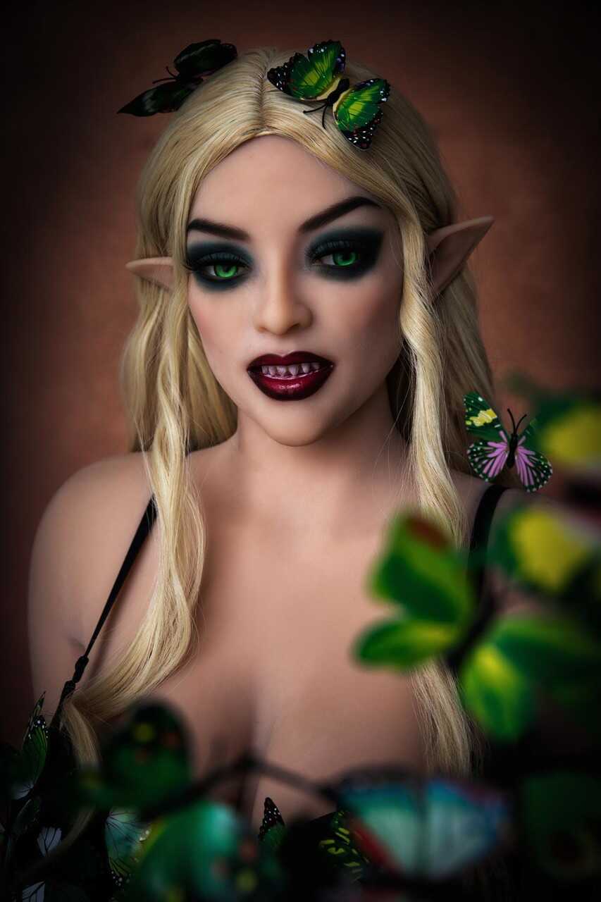 Mythical Elf Sex Doll Aphrodite's Nude Debut: Huge Tits and Ass Exposed!