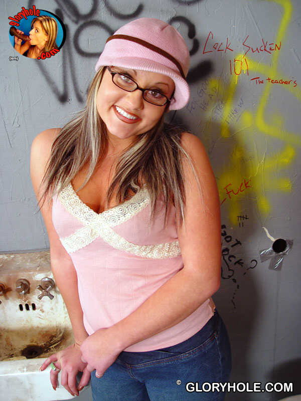 Naughty MILF Nicole Parks Gets her Twat Drilled in Public through Gloryhole at 40 - Nicole Parks