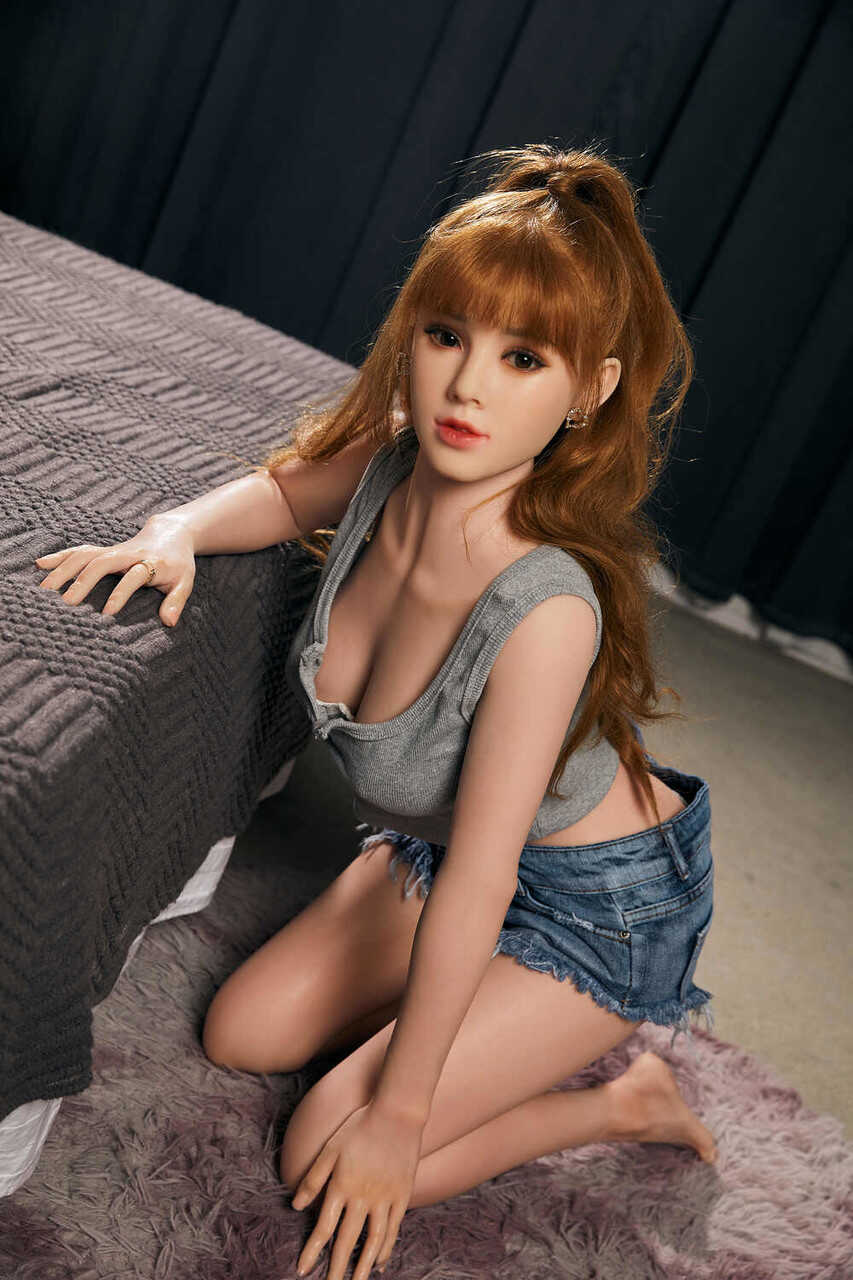 Sex Doll Crystal Petty Shows Off Her Assets in White Lingerie - 