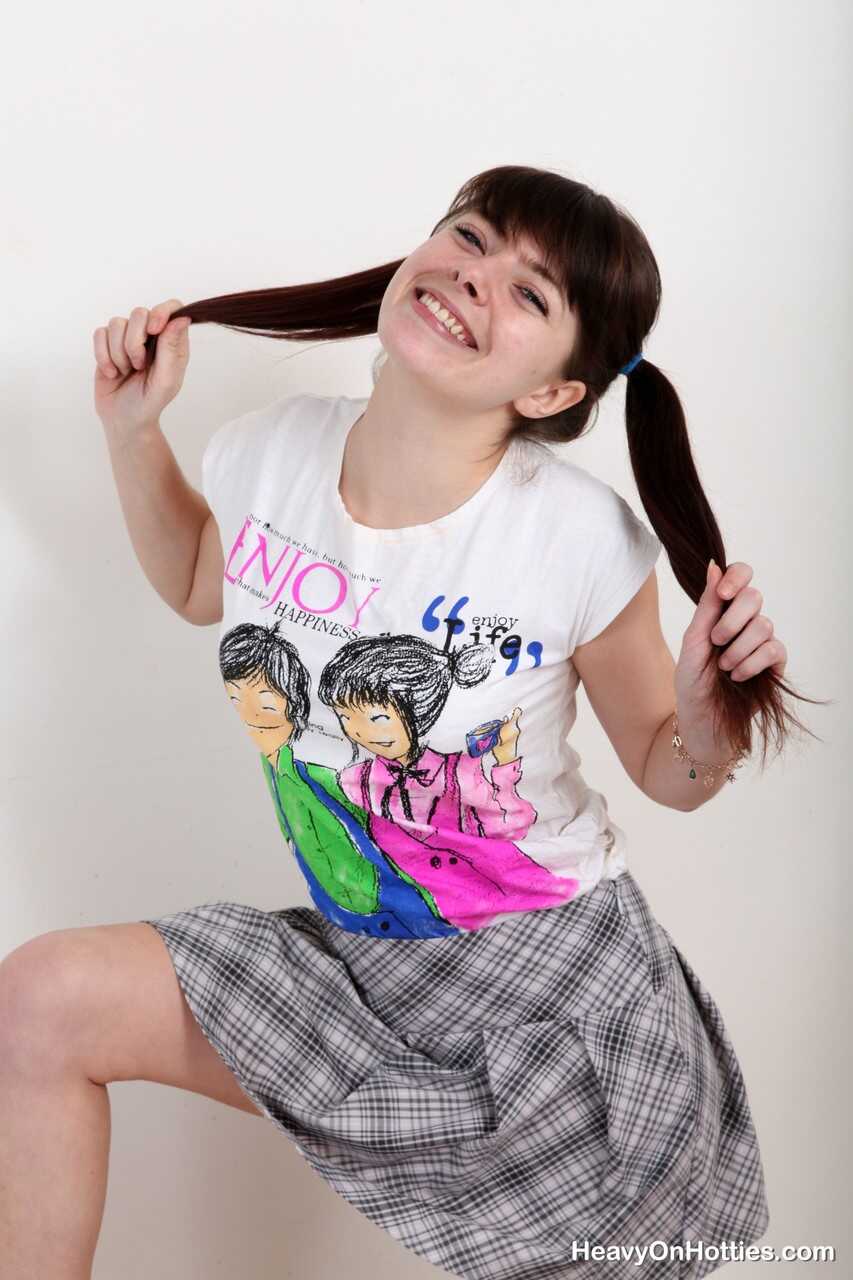 Tiny Pigtail Teen Chipie Spreads Her Twat for Fucking Amateur Couple with Pierced Nipples - Tiny Chipie