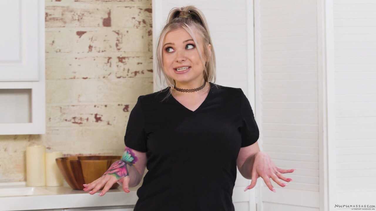 Oiled Up Nerdy Neighbor Gets Handled by Kaiia Eve's All-Natural Masseuse and Ends up with a Pawg Thick Cumshot - Kaii...