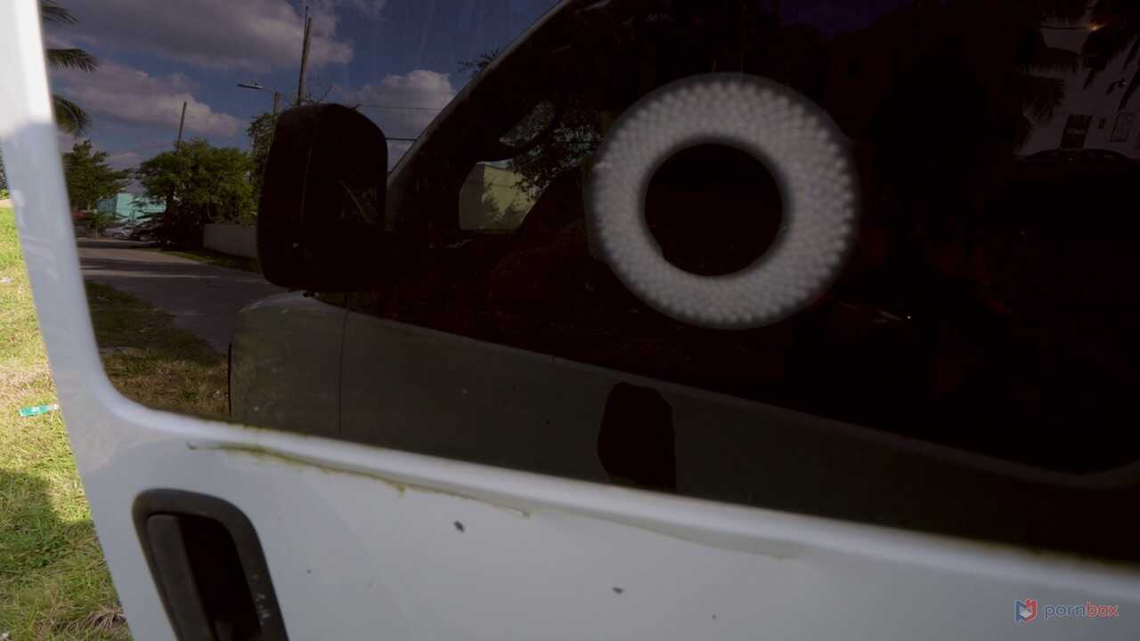 Abby Somers gets pounded by a black man in her car while cheating on her husband! - Abby Somers