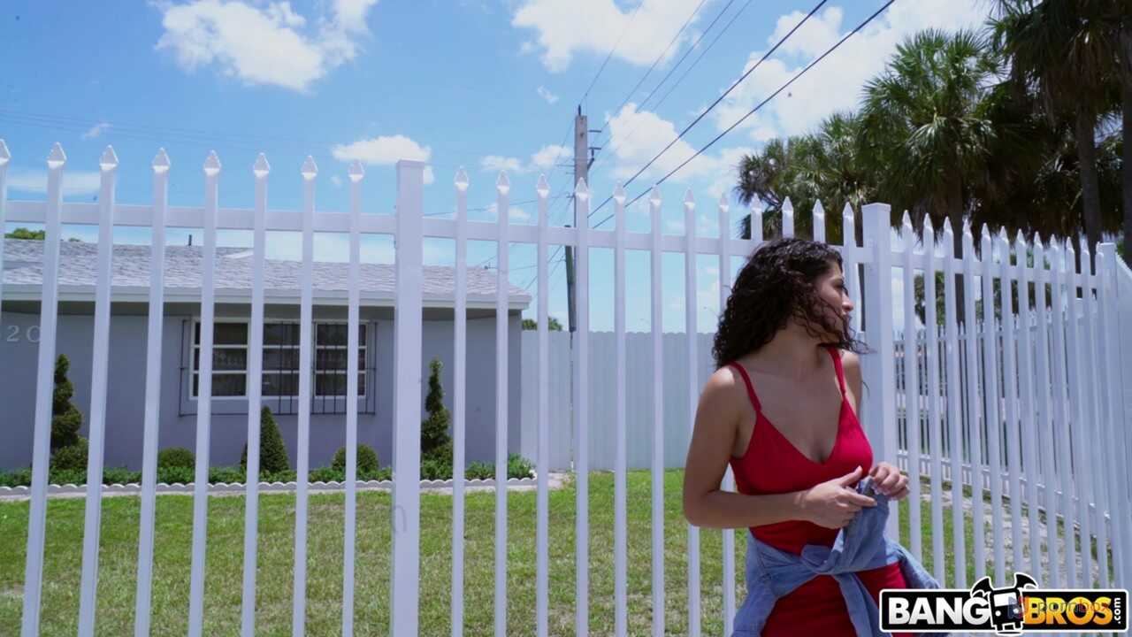 Granny Gabriela fucks a stranger with her huge tits while J.Mac watches and cums in his pants - Gabriela, J Mac