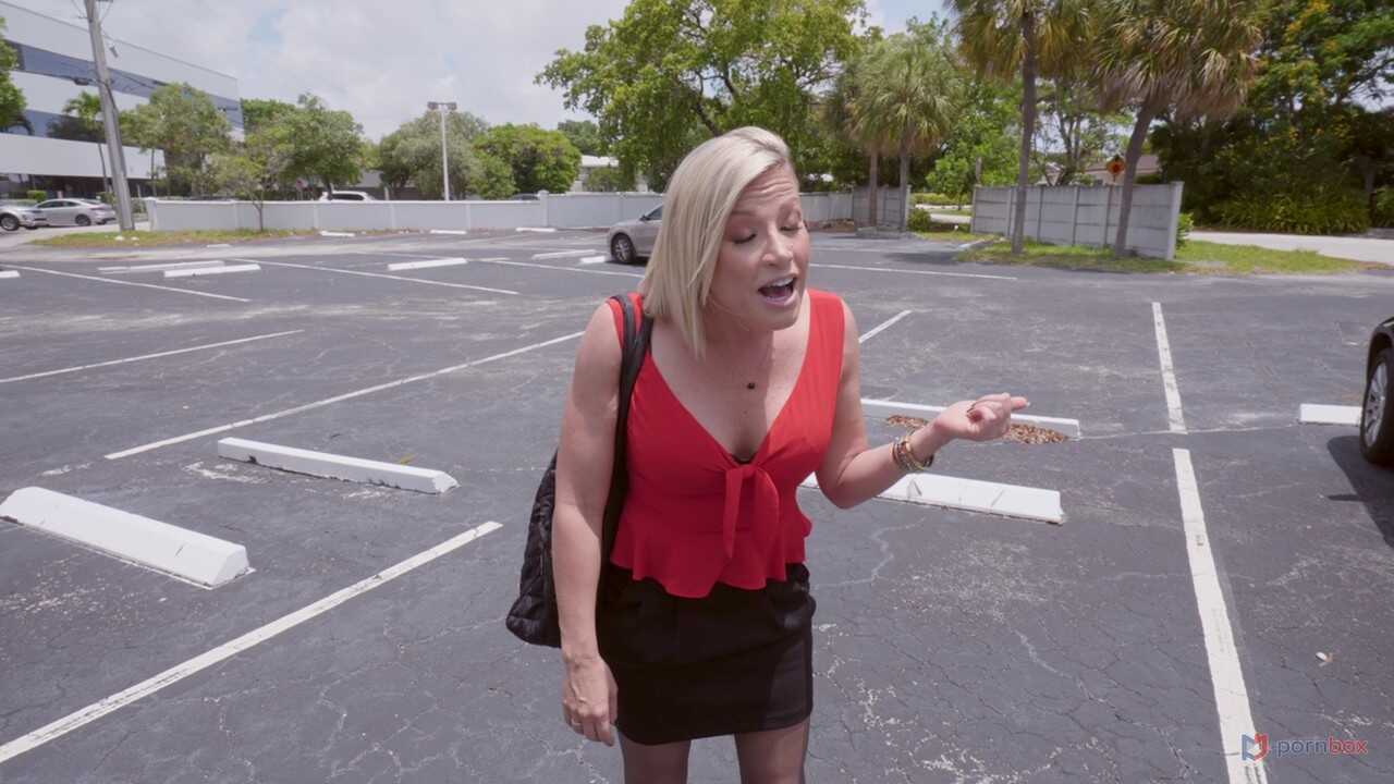 Seduced by the Big Black Cock, Blonde MILF Kaylynn Keys Gets Taken from Behind in a Van - Kaylynn Keys