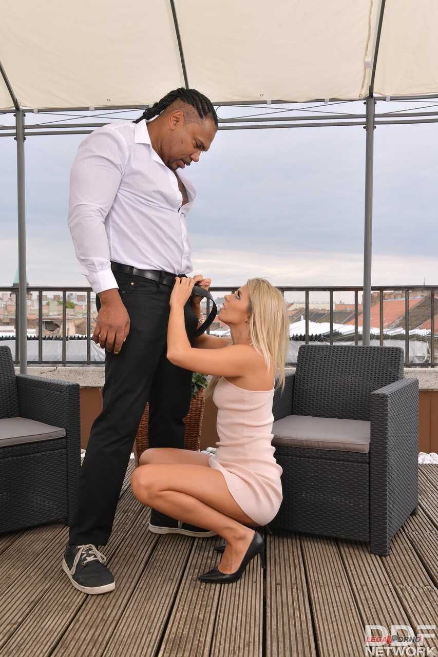 Close-up Panties: A Standing Fuck with a Beautiful Russian Blonde Mary Kalisy - Mary Kalisy