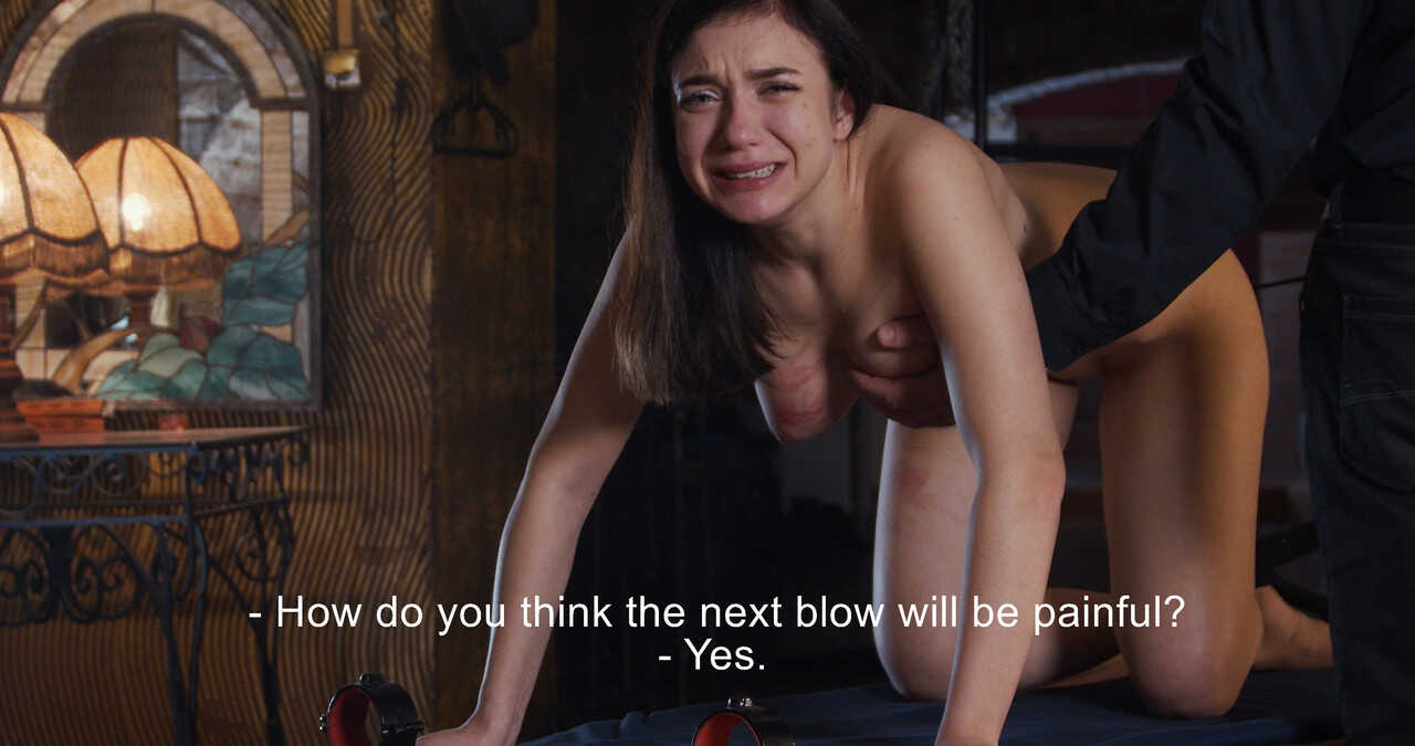 Kira Axe's Submission: Brunette Cries as She Gets Spanked Hardcore from Behind by Her Master - Kira Axe
