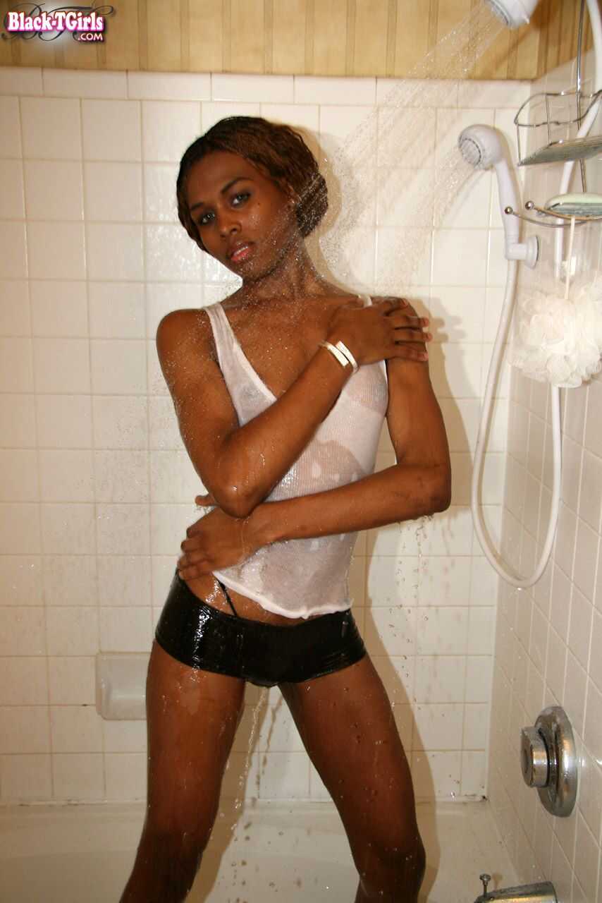Black TGirl Lil Jada's Hot and Steamy Transsexual Romp with a Lucky White Boy! - Lil Jada