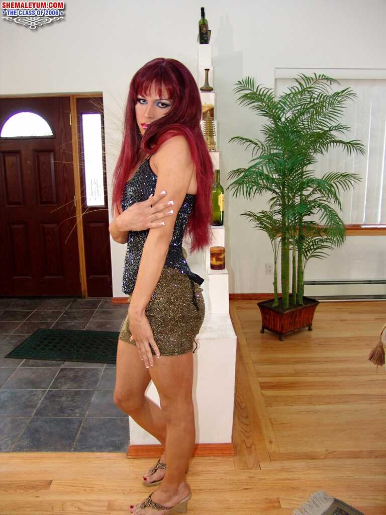 Grooby Girls Viviana's Monster Cock Shemales' Sexy Sissy Shemale ErectionOr  Viviana's Redhead Big Dick She...