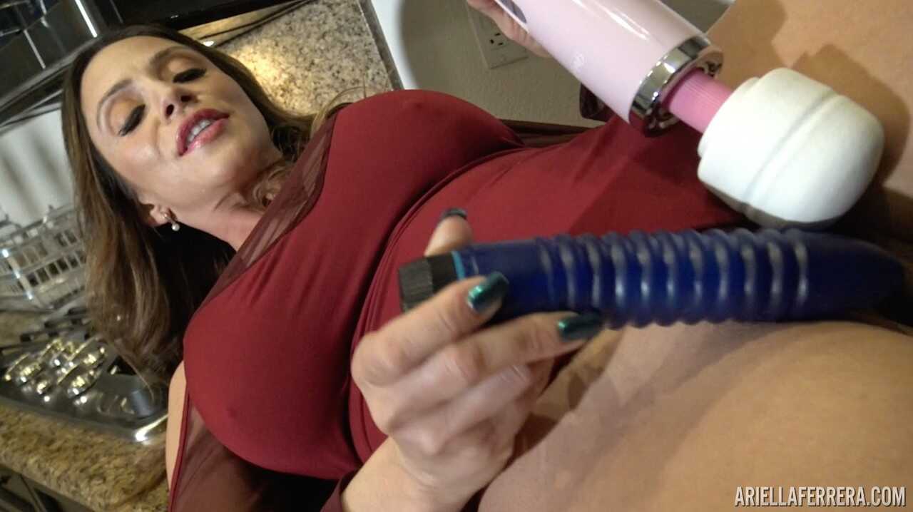 Colombian MILF Ariella Ferrera Shows Off Her Big Tits and Toy Collection in a Steamy Lesbian Romp - Ariella Ferrera