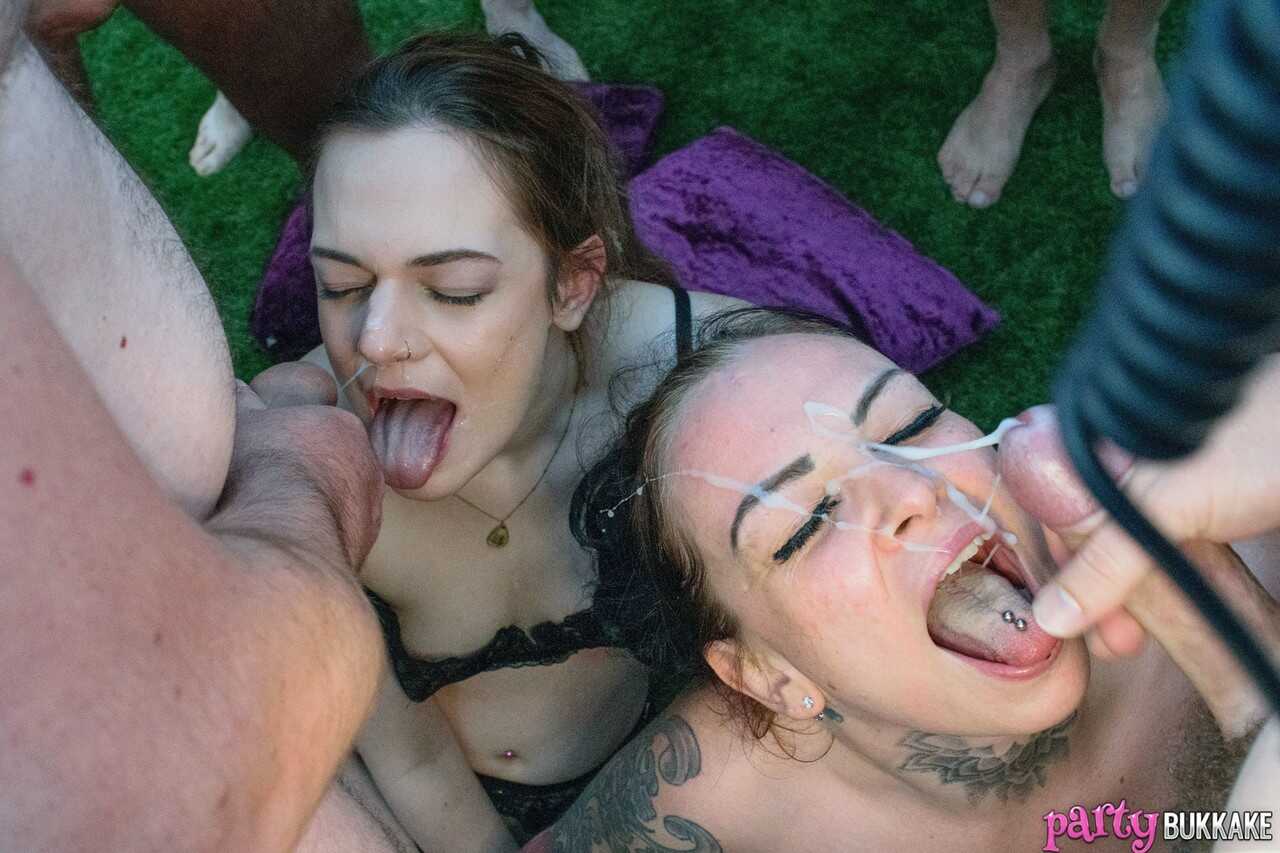 Blowout Bukkake Bash Huge Group Cumshot Extravaganza