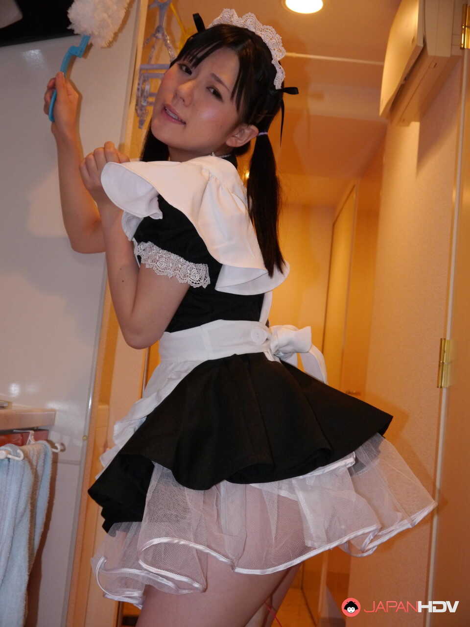 Young Asian Maid Mai Araki Gets Pounded by Her White Boss After Sucking His Dick- Asian Maid Service with a Twist: Mai Ara...