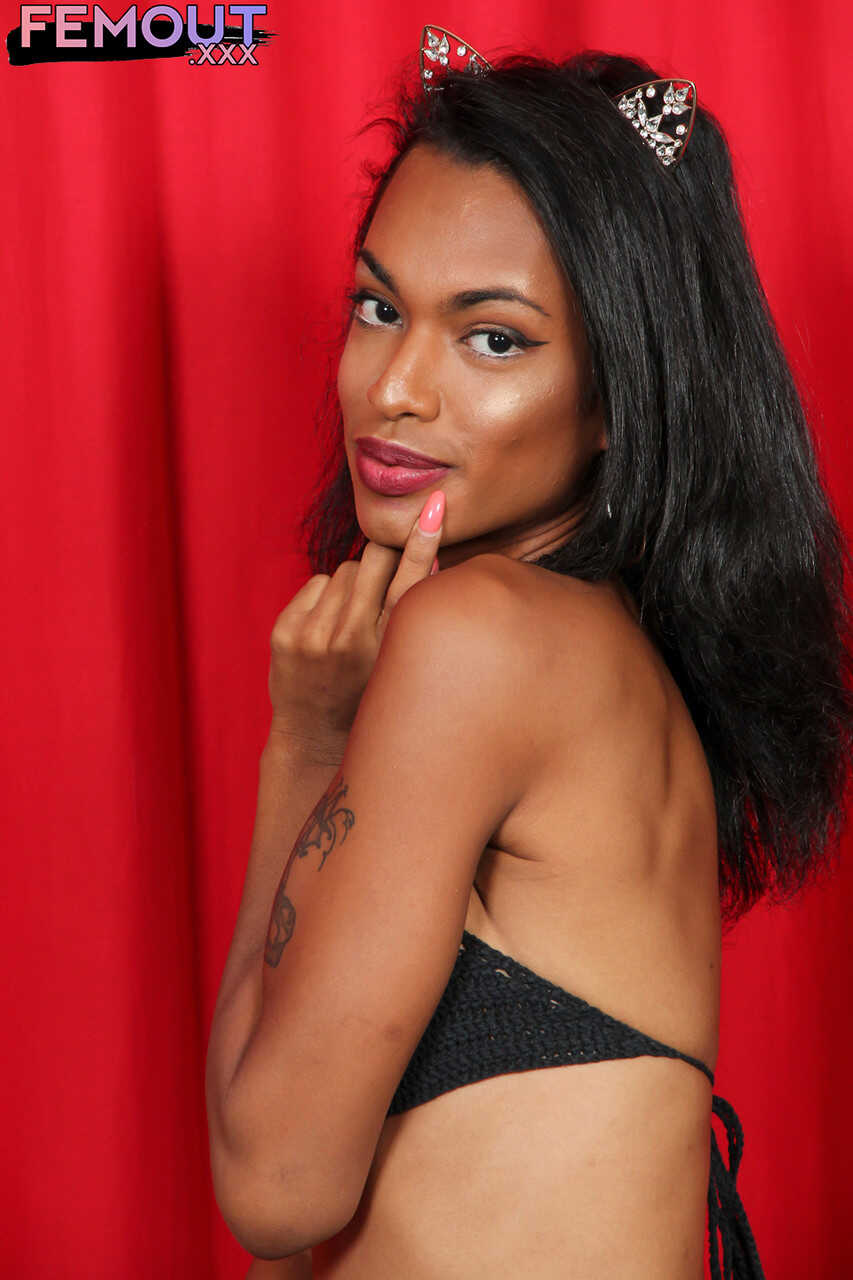 Skinny Shemale Neena Dominates Your Mind with her Flawless Femout XXX Body! - Neena