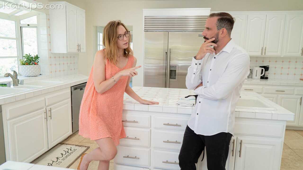 Claire Roos Naughty Glasses Teen Takes a Facial and Makes Her Boyfriend Cum Hard! - Claire Roos
