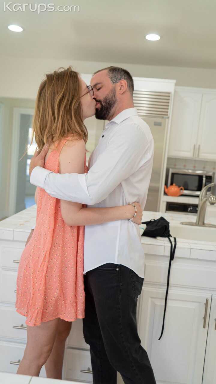 Claire Roos Naughty Glasses Teen Takes a Facial and Makes Her Boyfriend Cum Hard! - Claire Roos
