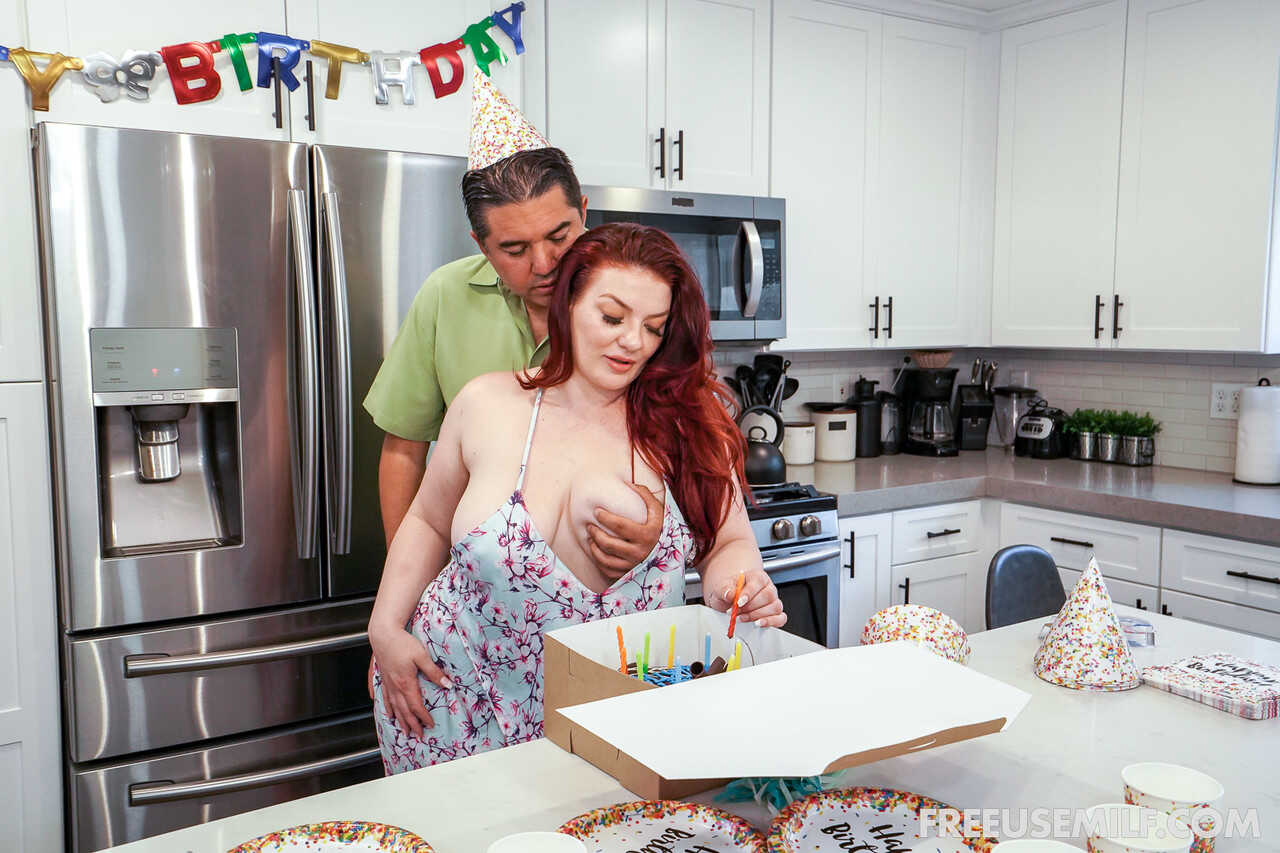 Chubby MILF Maximus and Her Step-Son's Birthday Fuckfest - David Lee, Emmy Demure, Maximus