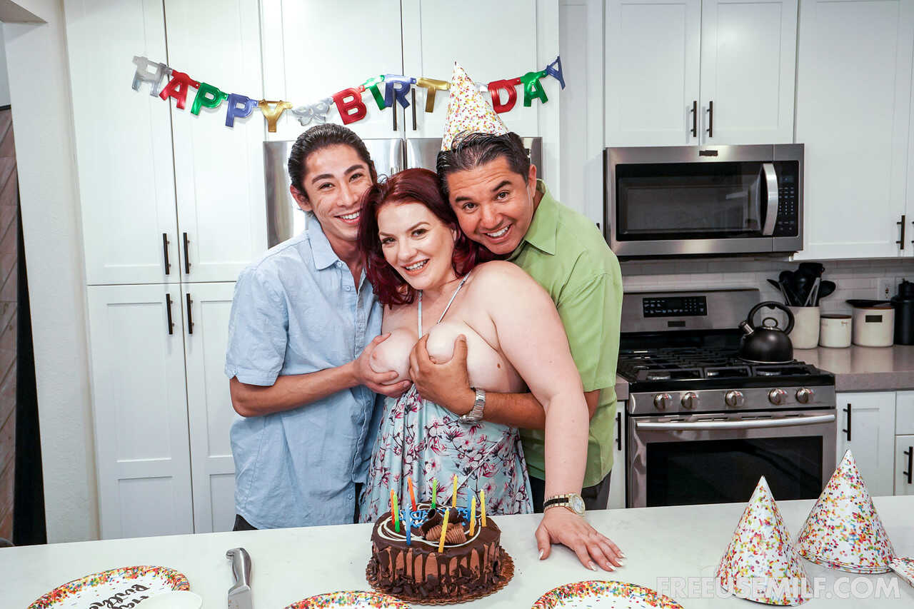 Chubby MILF Maximus and Her Step-Son's Birthday Fuckfest - David Lee, Emmy Demure, Maximus