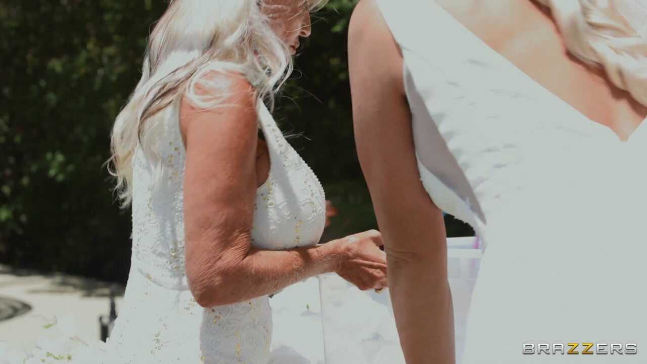 Granny's Hairy Revenge: Phoenix Marie and Sally D Angelo Get Nasty on Their Wedding Night - Phoenix Marie, Sally D An...