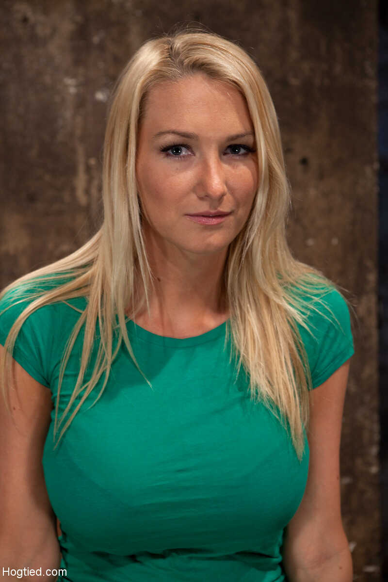 Blake Rose Busty Blonde MILF Getting Bound and Masturbated in the Dungeon - Blake Rose