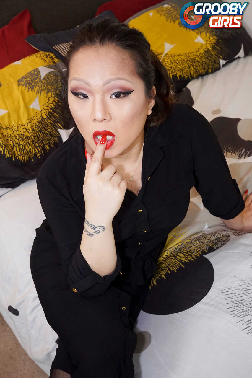 Big Thick Asian American TGirl Chloe Gold Loves Her Small Dick! - Chloe Gold
